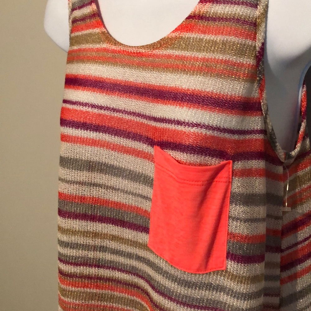 NWOT Boutique Striped Tank